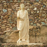 Statue of Emperor Augustus, Founder of the former Roman city "Augusta", Mérida