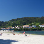 Magdalena beach at Cabanas close to Pontedeume