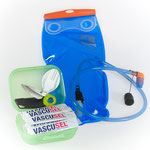 Hydration system and nutritional supplements: Water tank, cutlery, vitamins & mineral nutrients