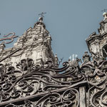Iron gate of the cathedrals western portal