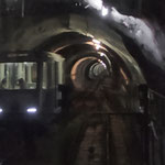 Funicular ride towards point of departure