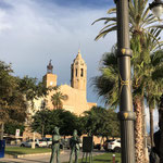 Der Badeort Sitges