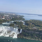 Blick auf die Niagarafälle von oben