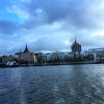 Rostock vom Wasser aus
