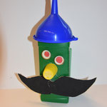 Und dieser Trichter erinnert an eine Pickelhaube