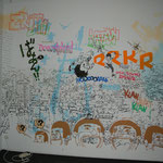 West meets east. Acrylic & markers on wall. KM Culture Centre. San Sebastian-Donostia.2011.
