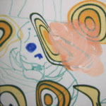 GLORY FOR THE ARTIST (serie of 21pieces) 20x20cm Acrylic & markers on fabric 2007