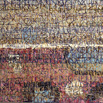 SOLD Eva Hradil "NET T WORKING" Eitempera auf Halbkreidegrund auf Leinwand 110 x 130 cm