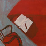 SOLD Eva Hradil "Titel vergessen" Eitempera auf Leinwand, 30 x 33 cm