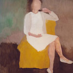 Eva Hradil, "Rebecca LittleJohn", 2006, Eitempera auf LW, 140 x 130 cm