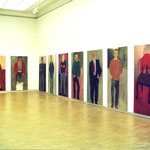 Ausstellung "Männer - Eva Hradil malt (sich) Männer" 2004, Künstlerhaus, Hausgalerie