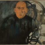 SOLD Eva Hradil "Otto Zitko" 2019/2020, Eitempera auf Halbkreidegrund, 80 x 90 cm