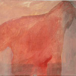 Eva Hradil "T-Shirt" Eitempera auf Leinwand 30 x 33 cm