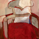 Eva Hradil "als Sessel" Öl und Eitempera auf Leinwand 60 x 50 cm