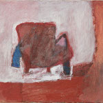 Eva Hradil "Jackensessel" 2003 bis 2013, Öl auf Leinwand, 30 x 33 cm