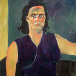 Eva Hradil "SP Schönberg ähnlich sehend" 1999, 90 x 80 cm
