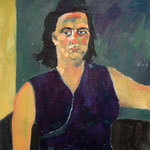 Eva Hradil "SP Schönberg ähnlich sehend" 1999, 90 x 80 cm