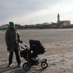 am Strand vorm "Teepott"