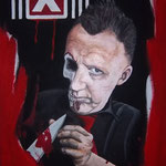 Johan van Roy (Suicide Commando) Acryl auf Leinwand 50x70cm
