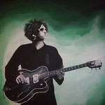 Robert Smith (The Cure) - Acryl auf Leinwand