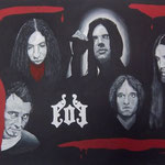 End of Green (Band) - Acryl auf Leinwand