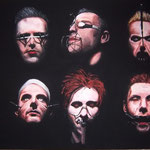 Rammstein - Acryl auf Leinwand