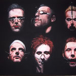 Rammstein - Acryl auf Leinwand