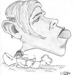 Leonardo Di Caprio in Titanic