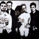 Depeche Mode - Abtönfarbe auf Tapete 1x1 m