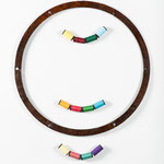 UNTITLED 17 | 2002 | iron, thread, plastic | 59*59*2 cm