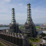 ④発電所屋上からの景色(西側)
