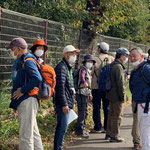 見影橋近く巴河岸付近で明治初年の通船の話を聞く