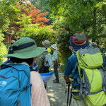 鎌田鳥山の前で