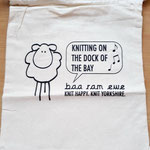 Projektbeutel aus Baumwolle mit witzigen Sprüchen (verschiedene verfügbar)