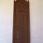 Gedenktafel für die Gefallenen des Ersten Weltkriegs aus der Gemeinde von 1920