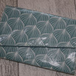 besch. Baumwolle PVC - Alli - dusty petrol 