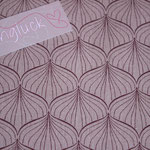 Baumwolle Au Maison - Design: ALLI - Farbe: powder rose / ginger red - AUSVERKAUFT 