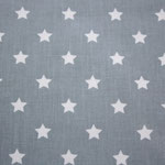 besch. Baumwolle AU Maison - STAR BIG - Sterne dusty blue