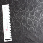besch. Baumwolle - ovale Kreise schwarz 