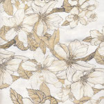 besch. Baumwolle AU Maison - Design: Bloom it - Farbe: creme