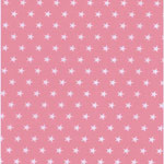 besch. Baumwolle (PVC) - Sternchen rosa