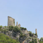 Les vestiges d'une forteresse