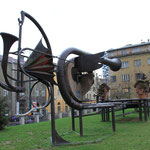 Sculptures géantes de Helmut Lutz. 