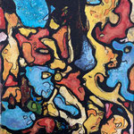 Le roi et sa cour 22x16cm