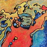 Tête à l'envers 2023 20x20cm