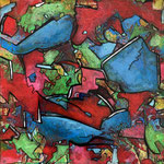 Vitrail 15 2020 20x20cm