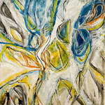 80x80cm "meet me in spring"