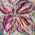 80x80cmx4cm "Energie in Bloom"