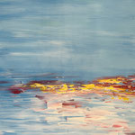 60x80x4cm "Golden Horizon"