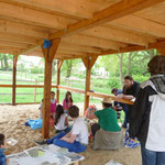 Malaktion im Kinderwald